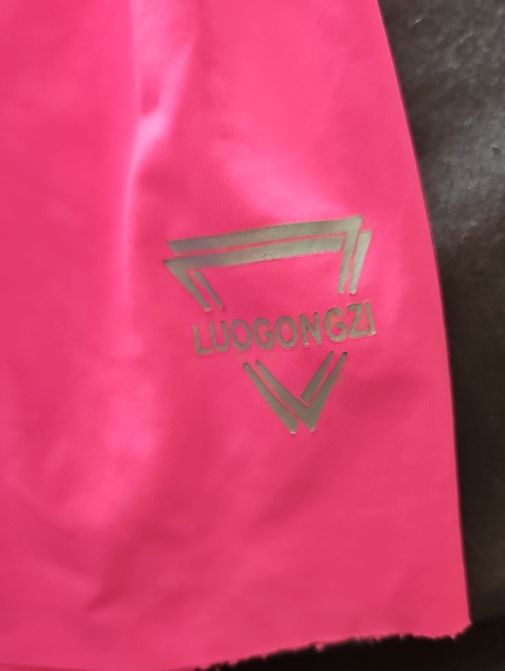 Luogongzi Hot Pink Butterfly Gym Shorts 2-in-1 Athleisure - Picture 2 of 2